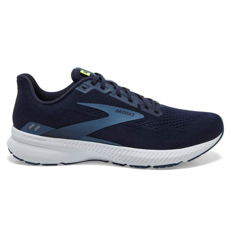 Brooks Men's Launch 8 Light-Cushion Road Running Shoes - Peacoat/Legion Blue/Nightlife (WODY04937)